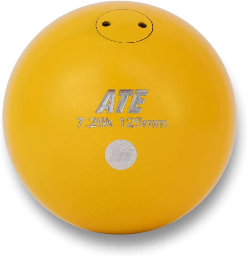 4THROWS Store كرة دفع الجلة الاحترافية من ATE للفنون الرياضية - كرة تدريب متوازنة للمنافسة مع تشطيب مطلي شديد التحمل - مصنوعة بدقة للتحكم والإمساك - Image 1